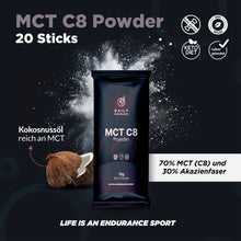 Load image into Gallery viewer, MCT Powder C8 - 20 Sticks à 10 g - Geschmacksneutral