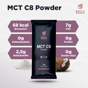 MCT Powder C8 - 20 Sticks à 10 g - Geschmacksneutral